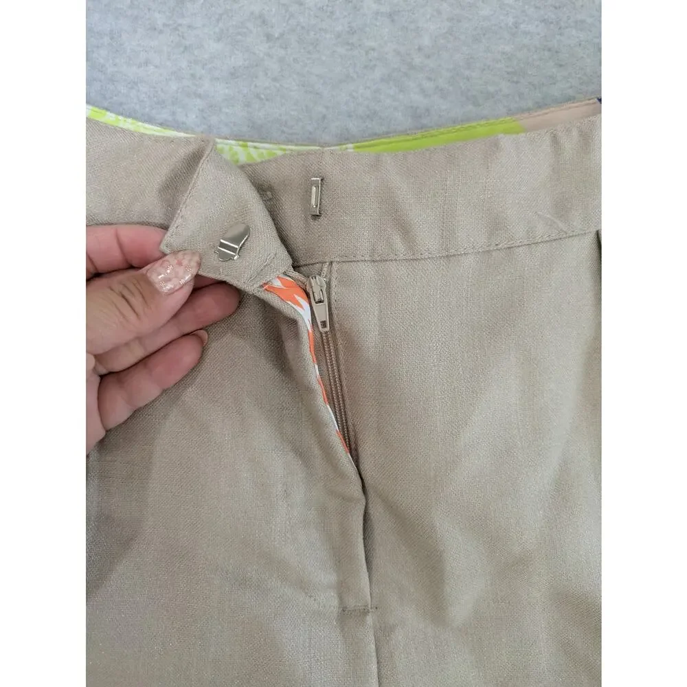 Gibson Latimer Shorts Women's Size 12 Khaki Brown‎ Casual Solid Shorts